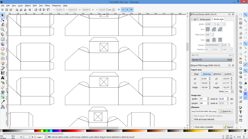 Design of the reflectors
