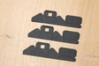 Disassembled reflectors